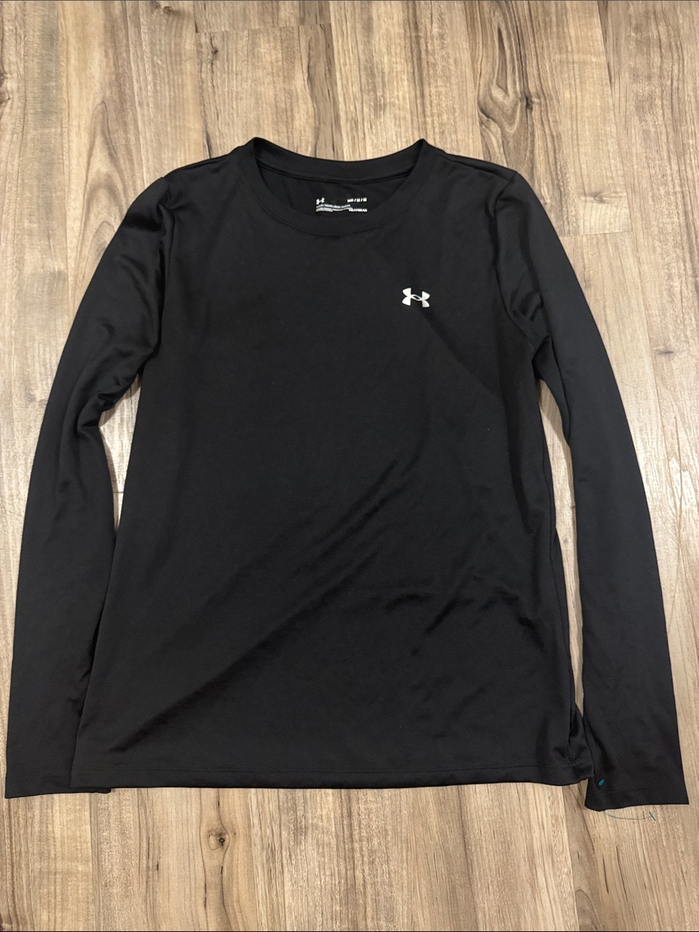 Under Armour Black Long Sleeve Crew Neck Athletic Shirt
